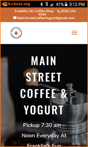 Main Street Coffee and Yogurt screenshot