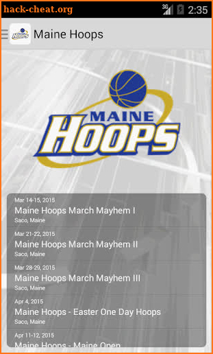 Maine Hoops screenshot
