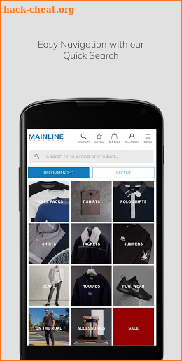 Mainline Menswear screenshot