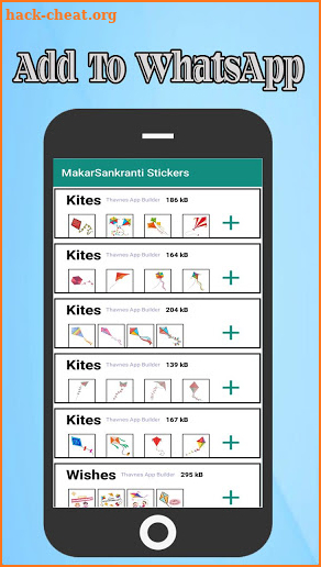 Makar Sankranti Sticker : Kites WAStickerApps screenshot
