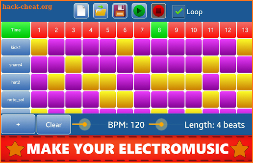 Make Beats - Drum Pad (MP3 & WAV) screenshot