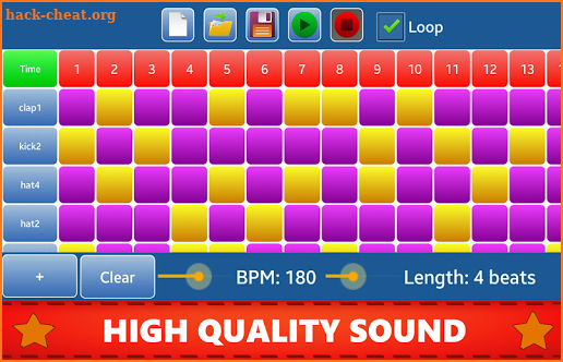Make Beats - Drum Pad (MP3 & WAV) screenshot