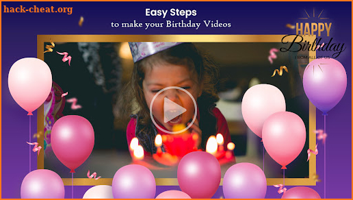 Make Birthday Video With Music screenshot