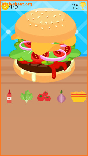 make burger cooking game screenshot