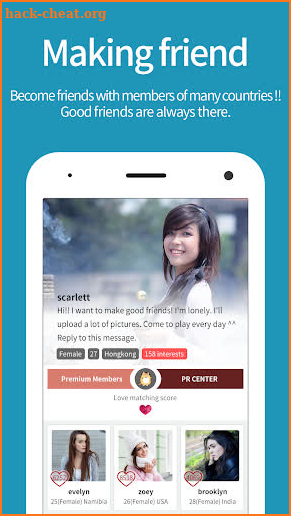 Make friend -  Asian, chat. korean, photo screenshot