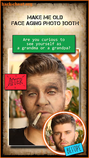 Make Me Old App - Face Aging Photo Booth screenshot