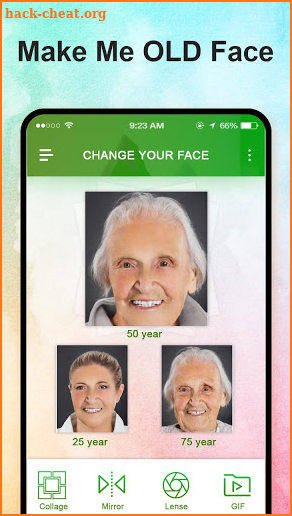Make me Old Face Changer App screenshot