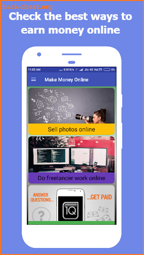 Make Money Online - Legitimate Income Ideas screenshot