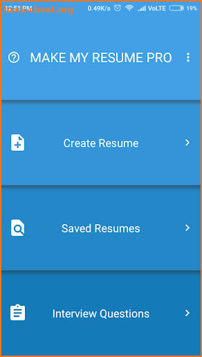 Make My Resume Pro screenshot