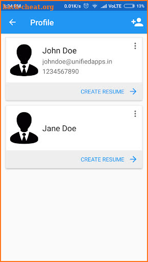 Make My Resume Pro screenshot