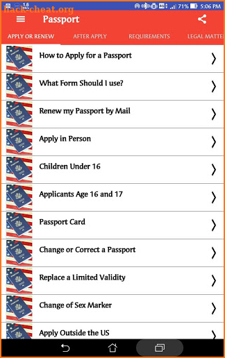 Make U.S. PASSPORT screenshot