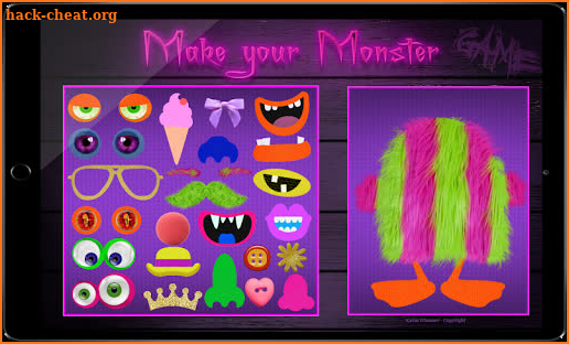 Make your Monster screenshot