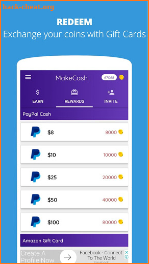 MakeCash - Free Paypal Cash and Gift Cards screenshot