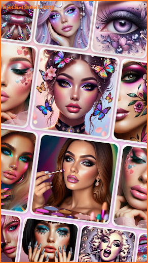 Makeup Color Paint By Number screenshot