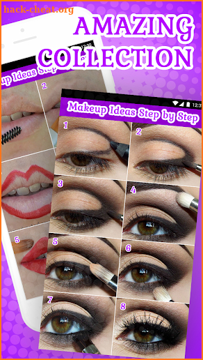 Makeup ideas step by step screenshot
