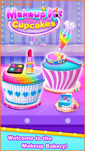 Makeup Kit Cupcake Maker -Girl Makeup Comfy Cakes screenshot