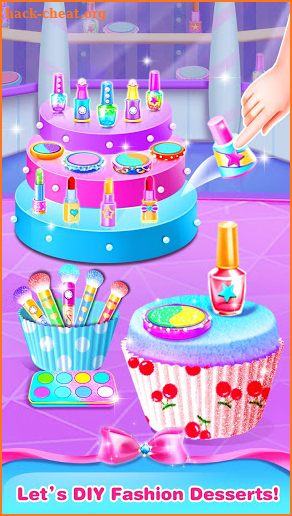 Makeup Kit Cupcake Maker -Girl Makeup Comfy Cakes screenshot