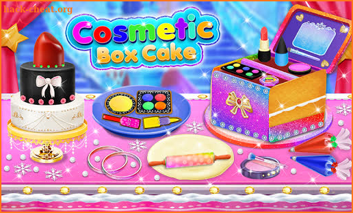 Makeup Kits Cake for girls & Cosmetic Cookie Maker screenshot