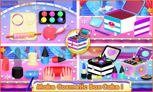Makeup Kits Cake for girls & Cosmetic Cookie Maker screenshot