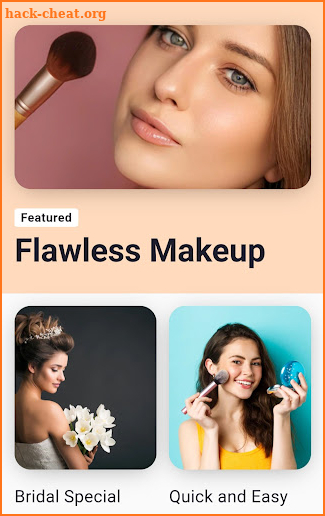 Makeup Tutorial App screenshot