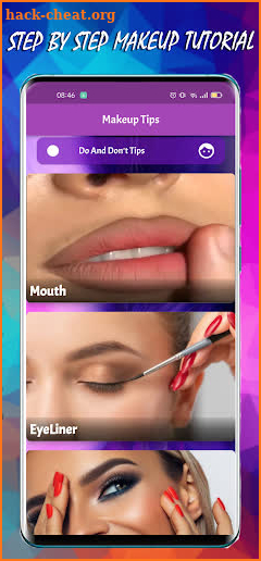 makeup tutorial for beginners screenshot