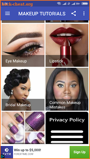 Makeup Tutorials screenshot