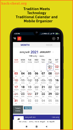 Malayala Manorama Calendar 2021 screenshot