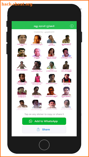 Malayalam Sticker Studio screenshot