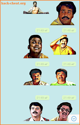 Malayalam WhatsApp Stickers screenshot