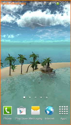 Maldives 3D LWP, True Weather screenshot