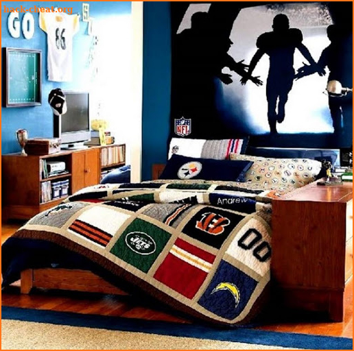 Male Teenage Bedroom Design screenshot