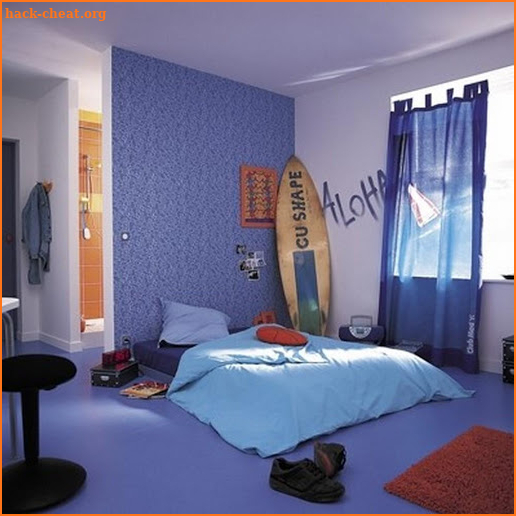 Male Teenage Bedroom Design screenshot