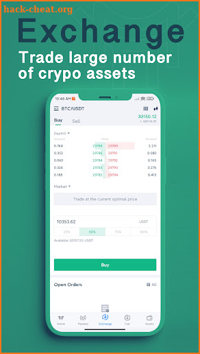 Mal.io bitcoin buy trade screenshot