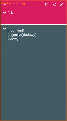 Maltese - Polish Dictionary (Dic1) screenshot