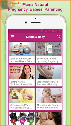 Mama natural - take care baby screenshot