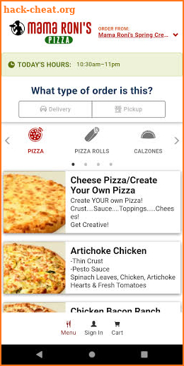 Mama Roni's Pizza screenshot