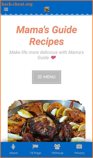 Mamas Guide Recipes screenshot