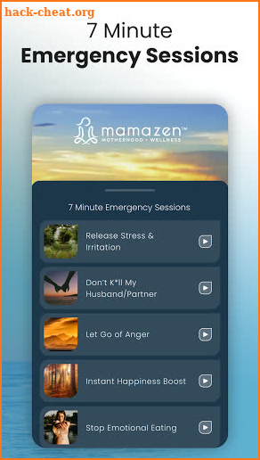 MamaZen: Moms Meditation & Mindfulness screenshot