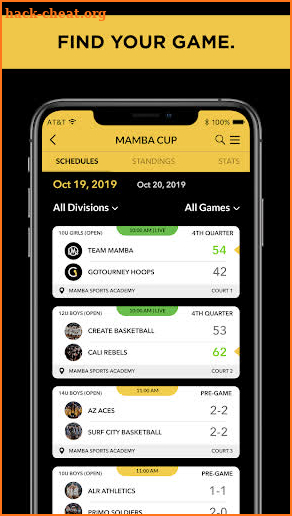 Mamba Sports Events screenshot