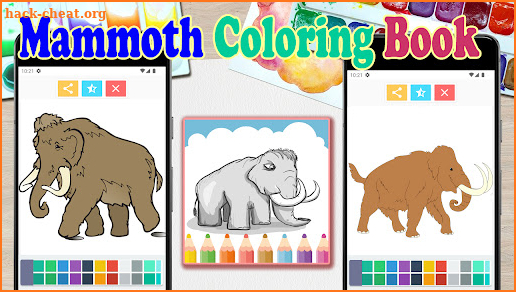 Mammoth Coloring Book screenshot