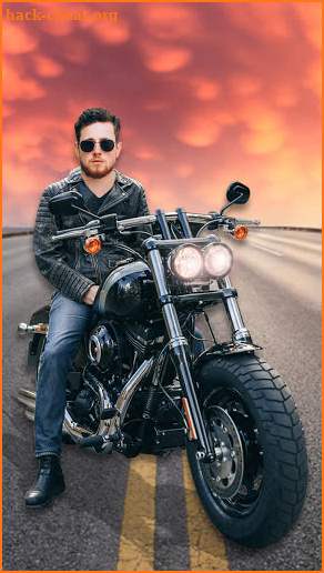 Man Bike Rider Photo Editor screenshot