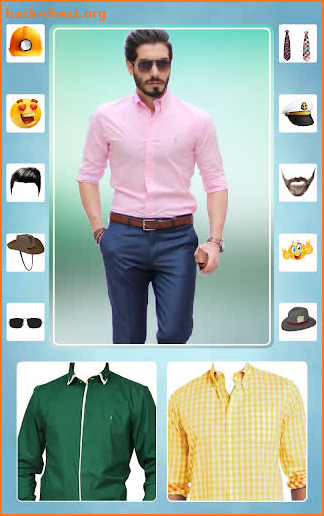 Man Formal Shirt Photo Suit Editor screenshot