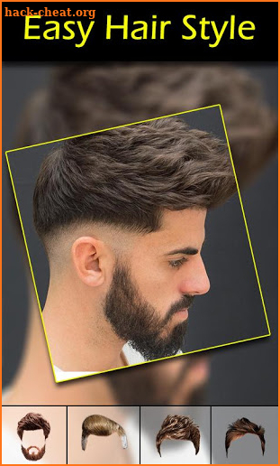 Man Hairstyle Camera Photo Booth screenshot