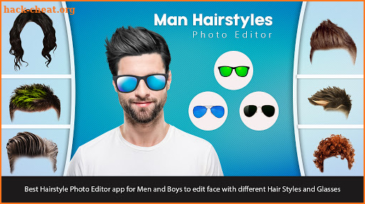 Man Hairstyle Photo Editor 2021 screenshot