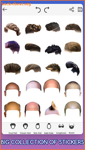 Man Hairstyles Photo Editor screenshot