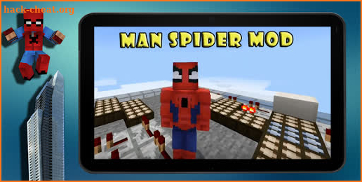 Man Spider Mod for Minecraft screenshot