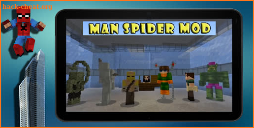 Man Spider Mod for Minecraft screenshot