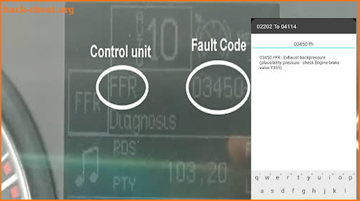 MAN trucks fault codes screenshot