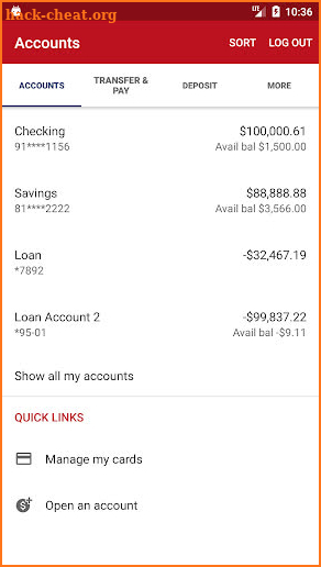 Manasquan Bank Mobile screenshot