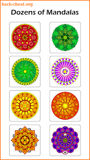 Mandala Color By Number Happy Coloring Book screenshot